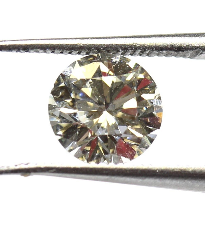 GIA loose certified 1ct SI1 I round brilliant diamond estate vintage Natural