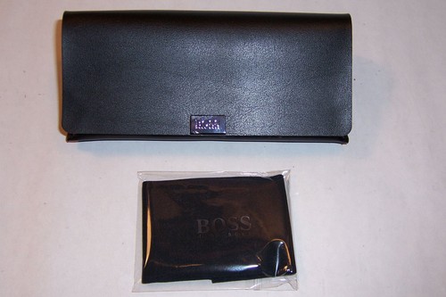 NEW HUGO BOSS Sunglasses 0822/S YV4-Z9 BLACK/GREEN MIRROR AUTHENTIC 822 - Picture 3 of 8