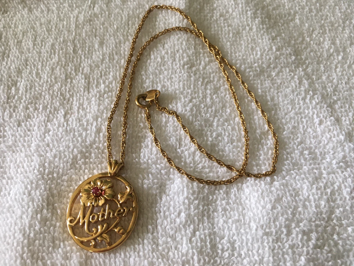 Avon gold cheap necklace real