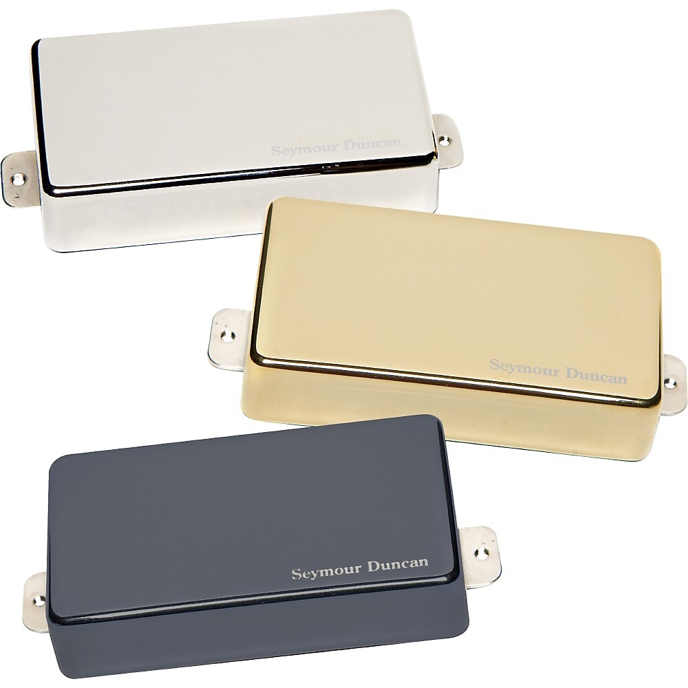 Набор хамбакеров Seymour Duncan AHB-1 Blackouts с металлическими накладками золотистого цвета