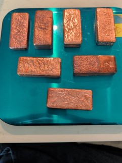 INSTANT BULLION WARCHEST! 7 POUNDS OF PURE COPPER BULLION BARS – HAND POURED