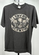 Lynyrd Skynyrd Black Skull Wings Graphic T Shirt Medium