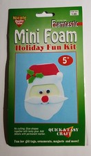 Nicole Mini Foam DIY Holiday Fun Kits Kids Crafts Christmas SANTA 6