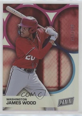 2023 Panini Father's Day Baseball Holo 54/199 James Wood #BB10 0x82