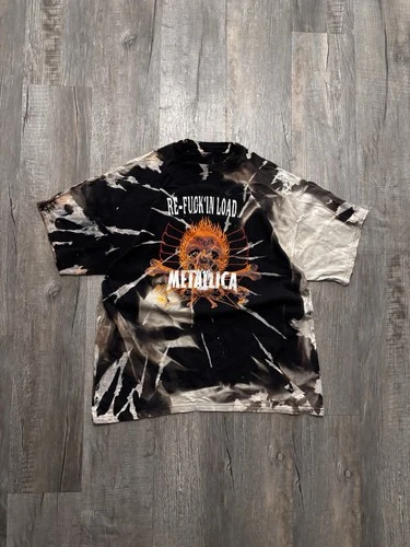 Metallica Vintage T Shirt Tour Concert Cities 90's Push 1990s vintage concert t-shirt, vintage, single stitch, B+ condition