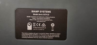 Biamp Devio SCR-20 Konferenz Hub Microsoft Teams kompatibel, inkl. Netzteil