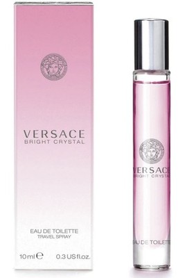 VERSACE BRIGHT CRYSTAL for Women Travel Spray 0.3 oz 10 ml Eau de Toilette NEW