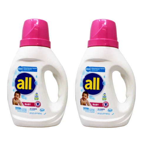 All Liquid Laundry Detergent, Gentle for Baby, 24 Loads, 30 fl oz - 2 Pack
Opens in a new window or
