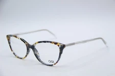 NEW OGI 15 BELOW 418 BLACK HAVANA MARBLE CLEAR AUTHENTIC FRAMES EYEGLASSES 54-16