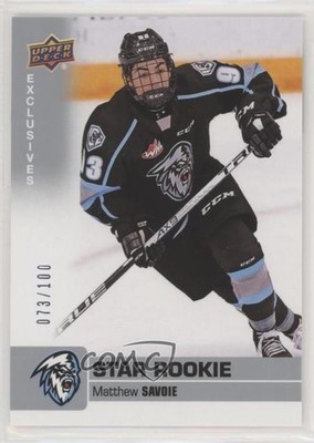 2019-20 Upper Deck CHL Star Rookie SP Exclusives 73/100 Matthew Savoie #389 5b7