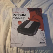 Pizzelle Maker Machine, Mini Non-stick Electric Pizzelle Cookie Baker