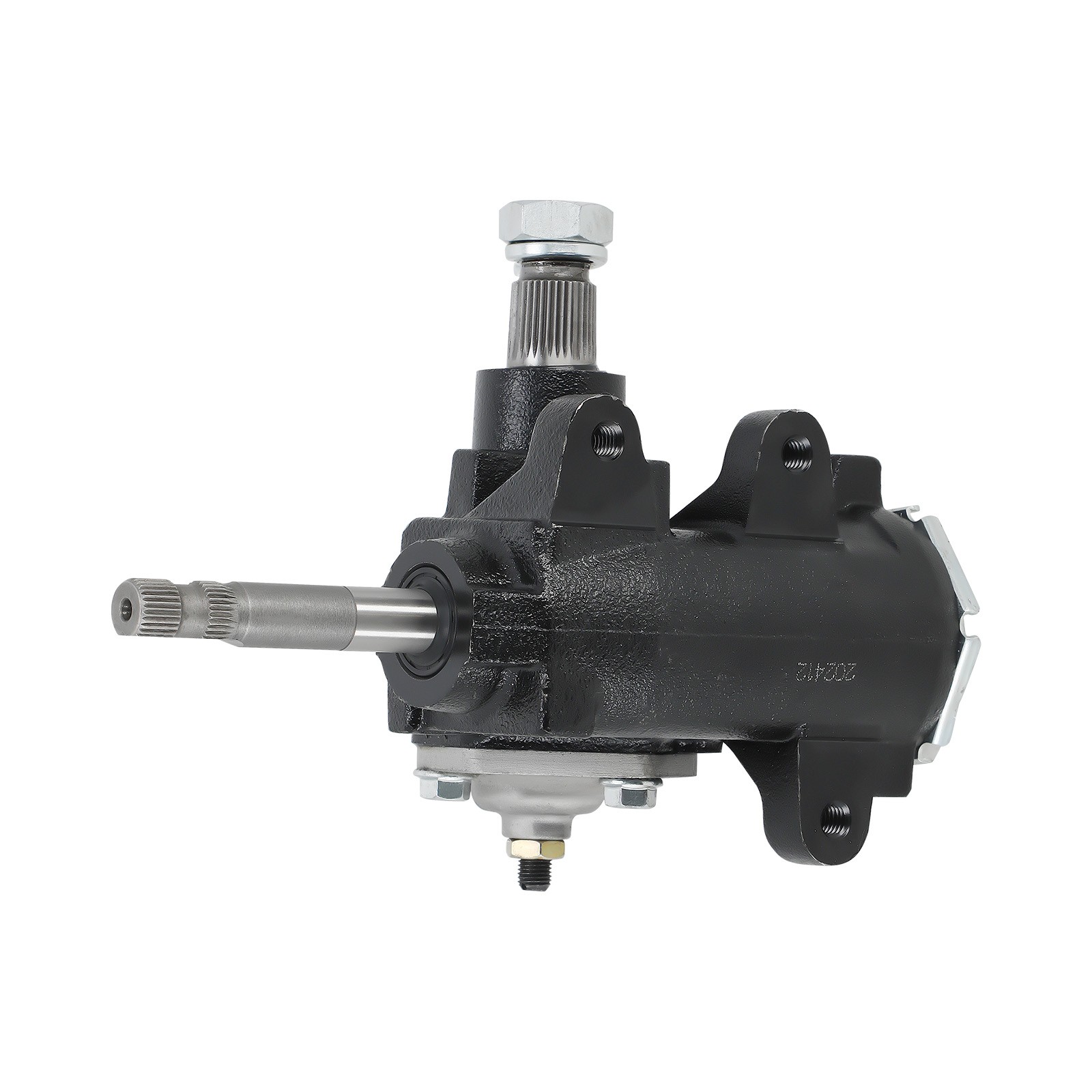 Manual Steering Gear Box w/ 3/4-30 Input Spline Black for GM 1965-1991 91032277
