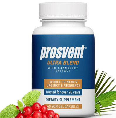 Prosvent Advanced Prostate Support Ultra - Natural Supplement with Saw Palme...