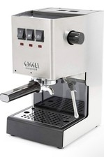 Gaggia Classic Espresso Machine Silver Stainless Steel Steam Wand Removable Tank