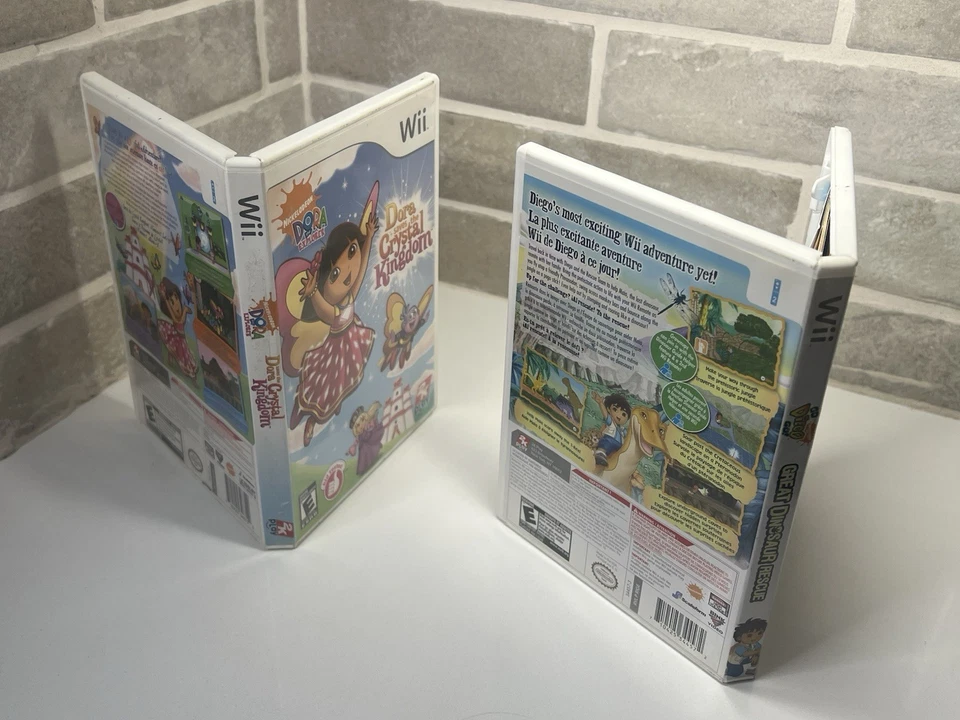 Diego, Go Great Dinosaur Rescue Dora Saves The Crystal Kingdom Nintendo Wii Cib - Image 4 of 4