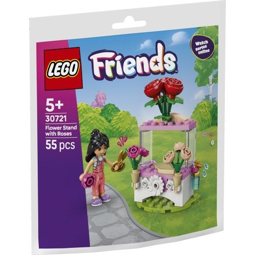 LEGO Friends 30721 Polybag - Flower Stand with Roses NUOVO SIGILLATO - Immagine 6