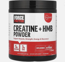FORCE FACTOR Creatine + HMB Powder, Unflavore...