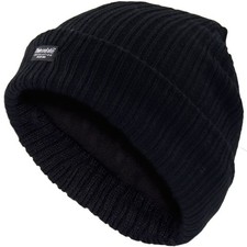 Womens Insulate Beanie Hat Thermal Fleece Lined Knitted Winter Warm Ski Cap