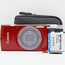 Canon IXUS 160 20.0MP Compact Digital Camera Red Tested Full Kit Mint Fast Post