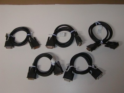 Qty. 5 Foxconn DVI-D Dual Link Male-Male Cable Length 3'  / 1 Meter