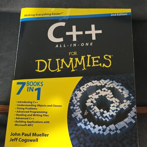 C++ All-in-One for Dummies by John Paul Mueller and Jeffrey M. Cogswell ...