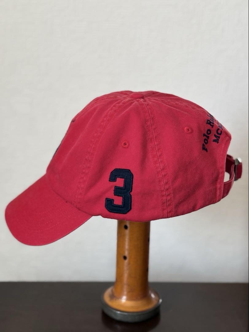 POLO Ralph Lauren Cappellino 6 Pannelli Rosso n.3 Big PONY