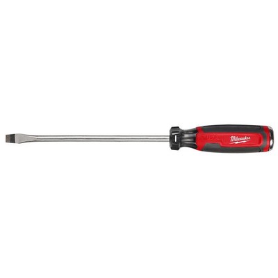 Milwaukee 3/8 Inch Slotted 8 Inch Cushion Grip Demolition Screwdriver