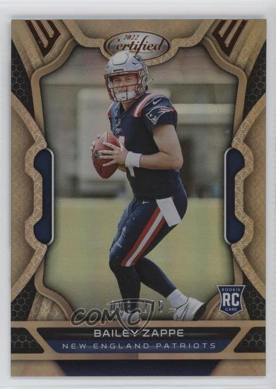 2022 Certified Rookies Mirror Bronze 88/275 Bailey Zappe #121 13c1