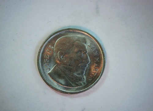 Argentina 1956 10 Centavos Argentina 10 Centavos (Jose de San Martin) Coin - Picture 2 of 2