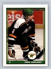 1991-92 O-Pee-Chee #142 Chris Dahlquist Minnesota North Stars