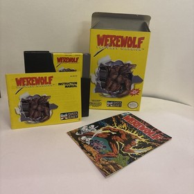 Werewolf: The Last Warrior NES Box Game Sleeve Manual Comic Tested Work Nintendo