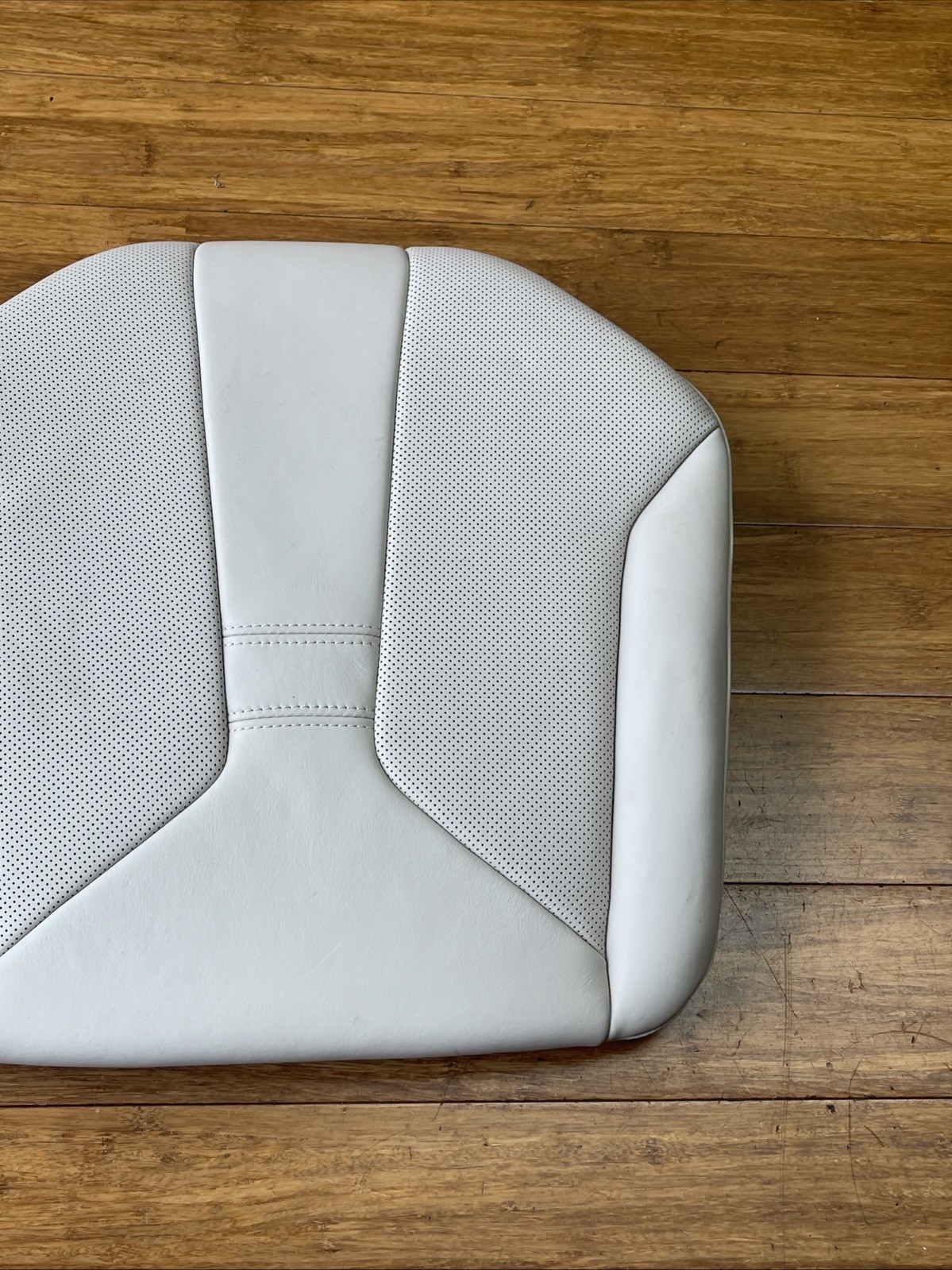 2015-2020 BMW i8 I12 Cushion Backrest White Leather Rear Left Or Right Upper OEM