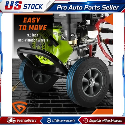 #ad NEW Gas Pressure Washer 212CC 3500 PSI 2.6 GPM w 5 Nozzle Set for Cars Fences $265.99