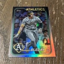 Topps JJ Bleday #147 2024 Series One Oakland Athletics Card Lot - 5 Cards