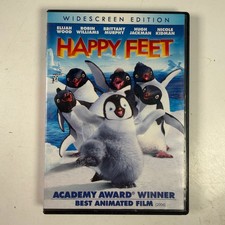 Happy Feet DVD 2006 Widescreen Edition Elijah Wood Robin Williams Animated Film