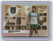 2025 Topps Chrome MLS Strikers Skylight Case Hit Brandon Vazquez Austin FC