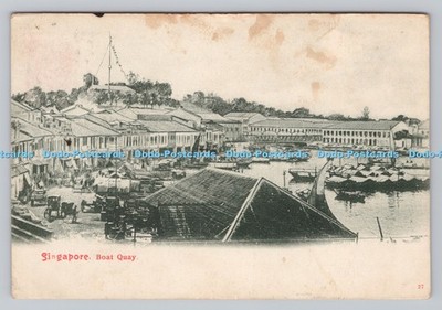 R811866 Singapore Boat Quay Max H Hilckes 1909