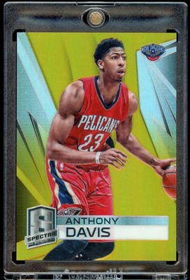 2014-15 Panini Spectra ANTHONY DAVIS #60 Gold Prizm /10