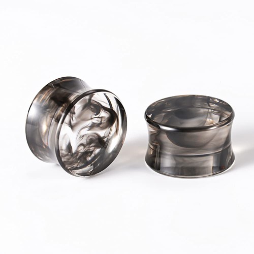 16PCS Set Mixed Stainless Steel Ear Gauges Wood Tunnels Double Flare Saddle S... - Bild 4 von 8