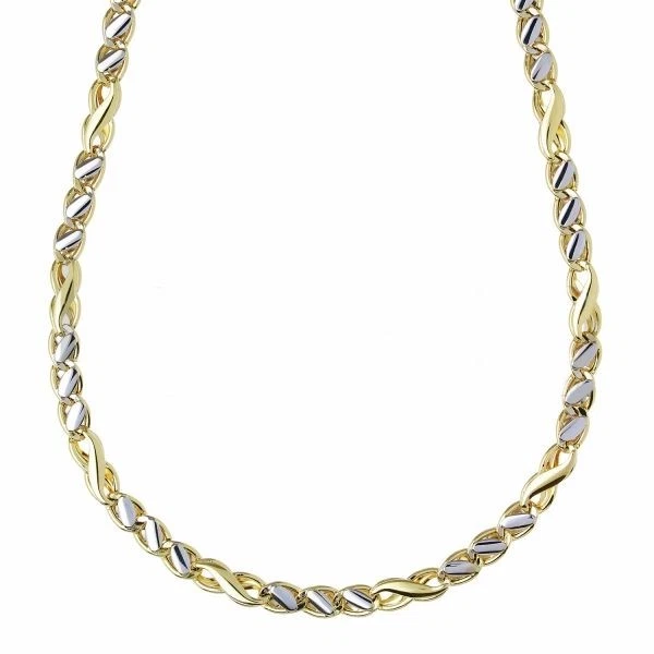 Catenina Uomo Oro Bianco 585 – 70 Cm, Larghezza 2 Mm, Maglia Ancra Rotonda, Chiusura Aragosta, Made In Germany Con Marchio
