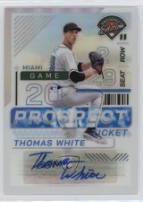 2024 Panini Prospect Edition Silver Prizm Signatures Thomas White #71 Auto 0j3l
