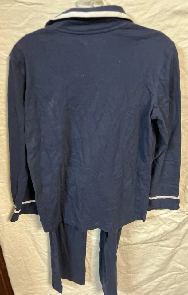 Conjunto de pijama Ralph Lauren azul marino para mujer, talla M Foto 2 de 4