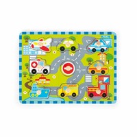 Legler Small Foot Setzpuzzle Stadtverkehr Ab 6 Monate 10505
