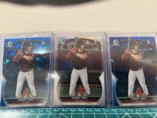 2023 Bowman Draft Chrome Tommy Troy 1st Sapphire X2 Arizona Diamondbacks W/ Base