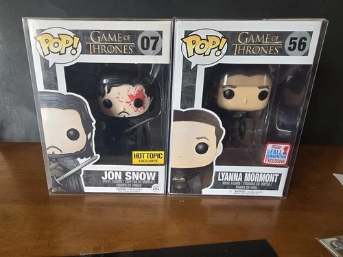 Funko Pop! Game of Thrones. Jon Snow Hot Topic Exc. Lyanna Mormont Con Exc.