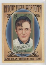 2011 Topps Before There was Topps Christy Mathewson #BTT2 HOF 0j2