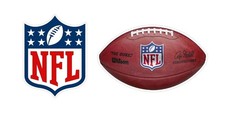 2 NFL Logo Stickes Waterproof Vinyl Decals Football Vinyl Decals goal post kick