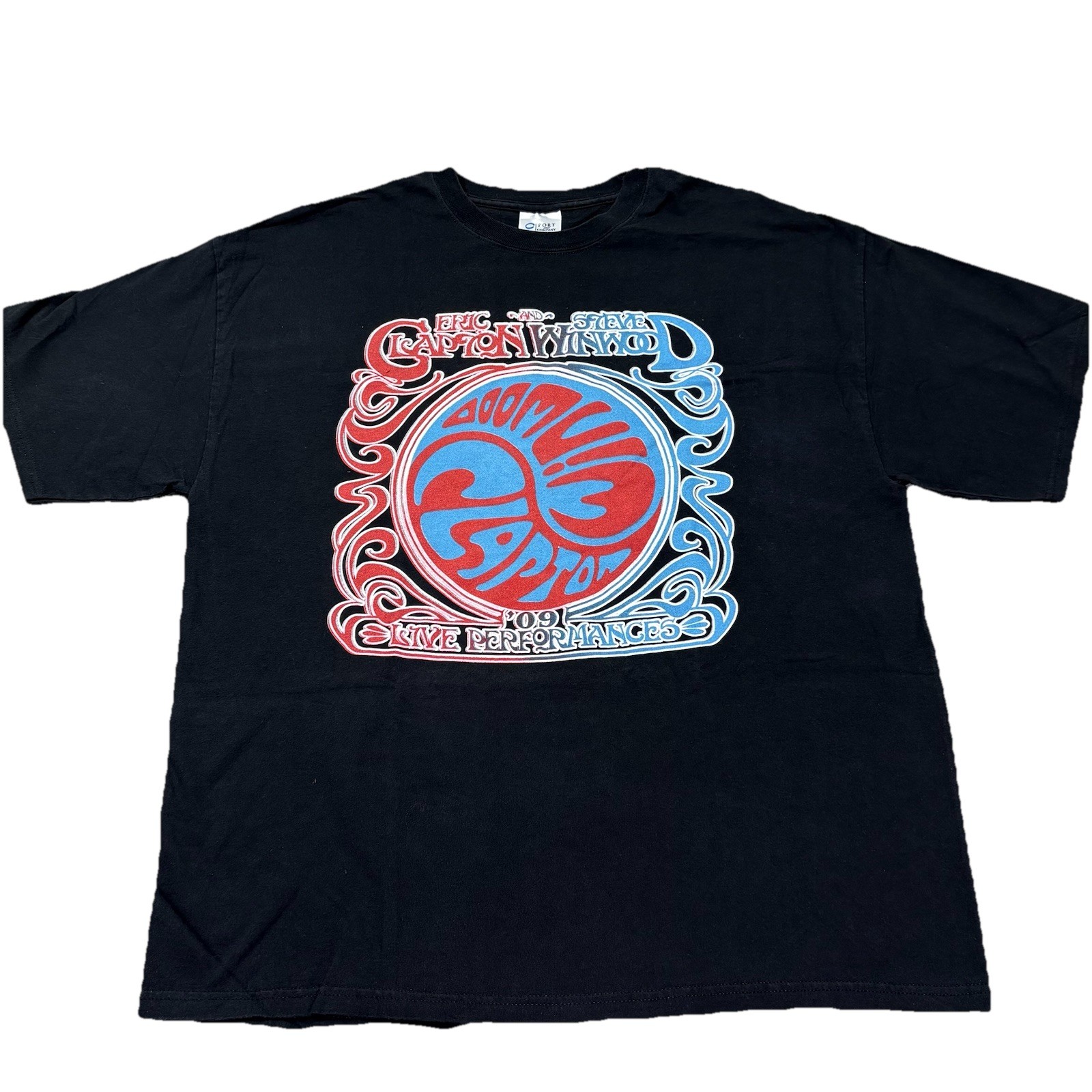 Rare Eric Clapton & Steve Winwood Tour LIVE 2009 T Sh… - Gem
