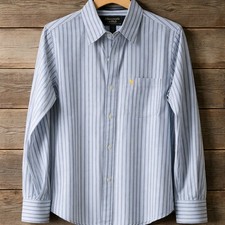 Abercrombie  Fitch Dress Shirt 100 Cotton Sz Medium Long Sleeve