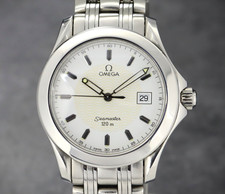 [MINT] OMEGA Seamaster 2511.21 New battery Steel Quartz Mens Watch From JAPAN